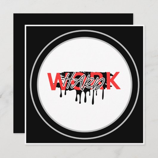 Work Hard Motivational (Front/Back)