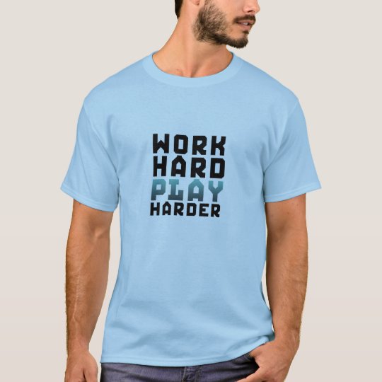 Work Hard Play Harder Geek Gamers TShirt