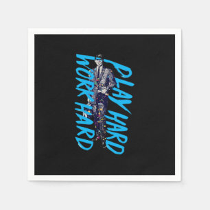 Work Hard Play so Hard Classic Meme Napkins