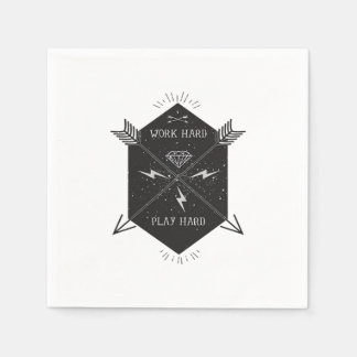 Work Hard Play So Hard Classic Napkins