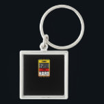 Work Hard Play So Hard Funny Trending  Keychain<br><div class="desc">Funny and trending,  this design blends hustle and humor. Made to stand out and connect.</div>