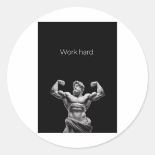 Work Hard Sticker