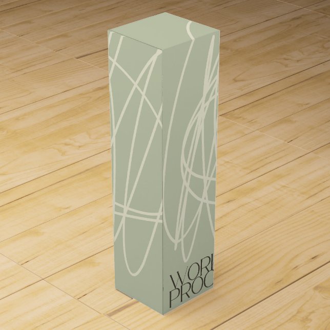 Work In Progress- Aren't we all? Wine Box (Back)