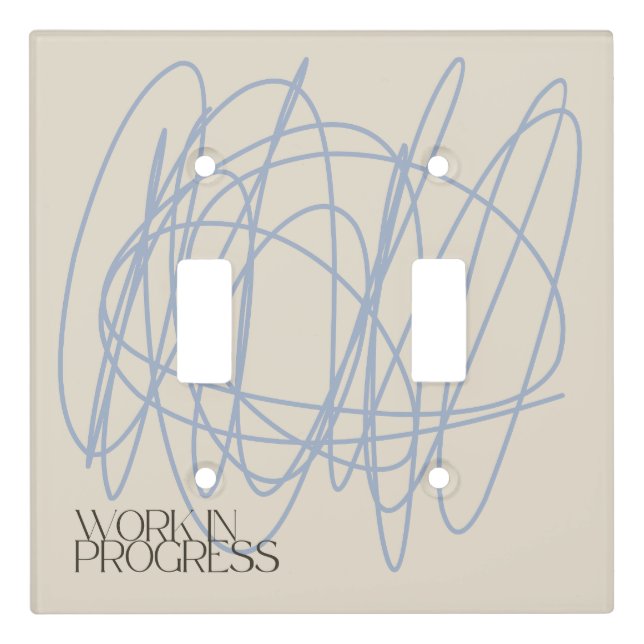 Work in progress light switch cover (Front)