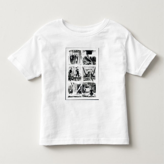Work inside the caissons, constucting Brooklyn Bri Toddler T-shirt (Front)