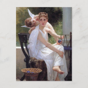 ‘Work Interrupted’ by Bouguereau Postcard