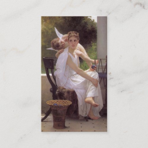 Work Interrupted, William-Adolphe Bouguereau Business Cards