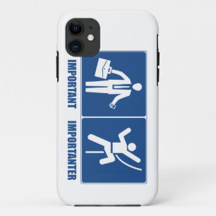 Work Is Important, Climbing Is Importanter iPhone 11 Case