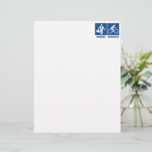 Work Is Important, Cycling Is Importanter (Standing Front)