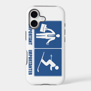 Work Is Important, Skiing Is Importanter iPhone 17 Case