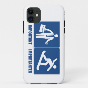 Work Is Important, Snowboarding Is Importanter iPhone 11 Case