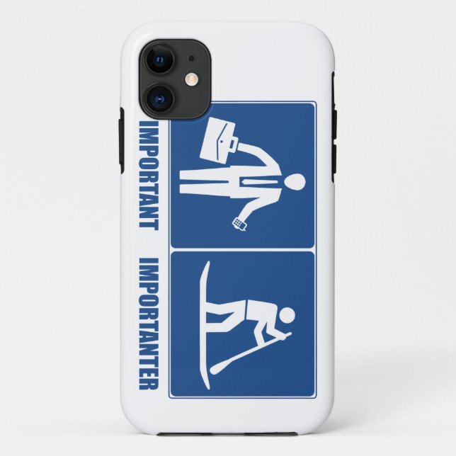 Work Is Important, Standup Paddling Is Importanter Case-Mate iPhone Case (Back)