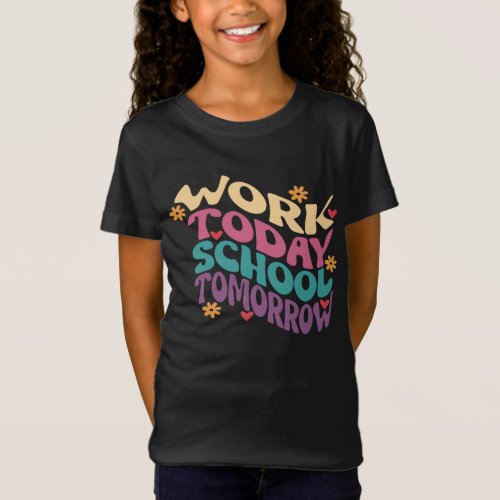 Work kids job kids tshirts take children to work T_Shirt