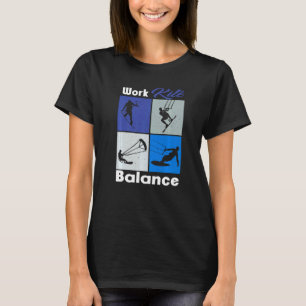 Work Kite Balance Lifestyle Vintage Work Life  1 T-Shirt
