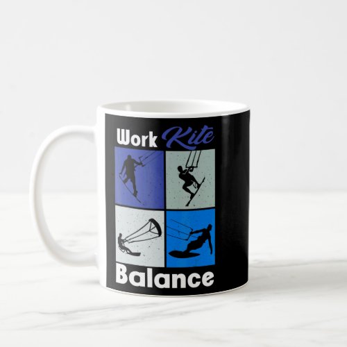 Work Kite Balance Lifestyle Vintage Work Life 2  Coffee Mug