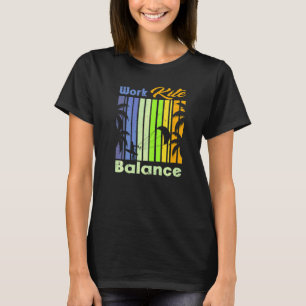 Work Kite Balance Lifestyle Vintage Work Life  7 T-Shirt