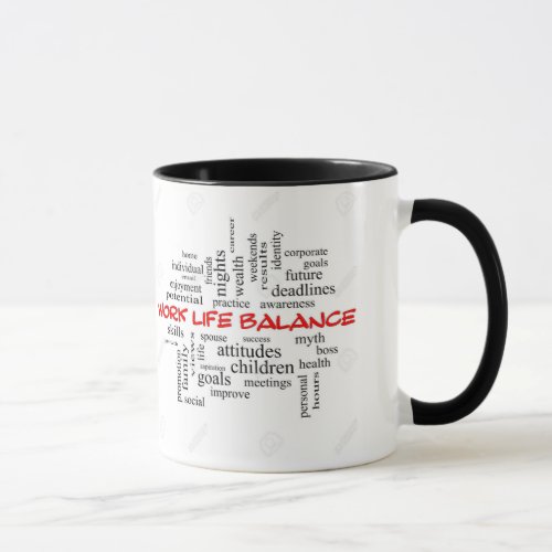Work life balance mug