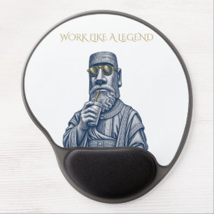 Work Like a Legend Vintage Art Gel Mouse Pad