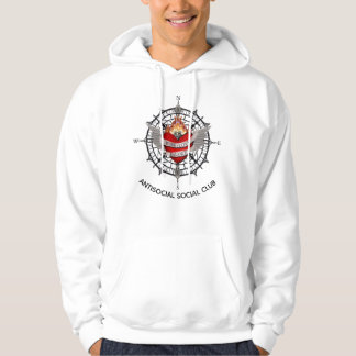 Work Love Balance Antisocial club Hoodie