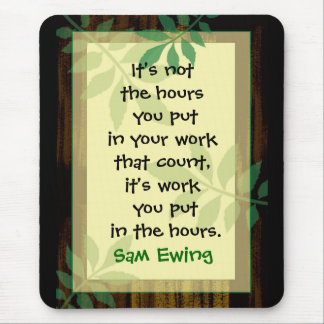 Work Motivational Mousepad