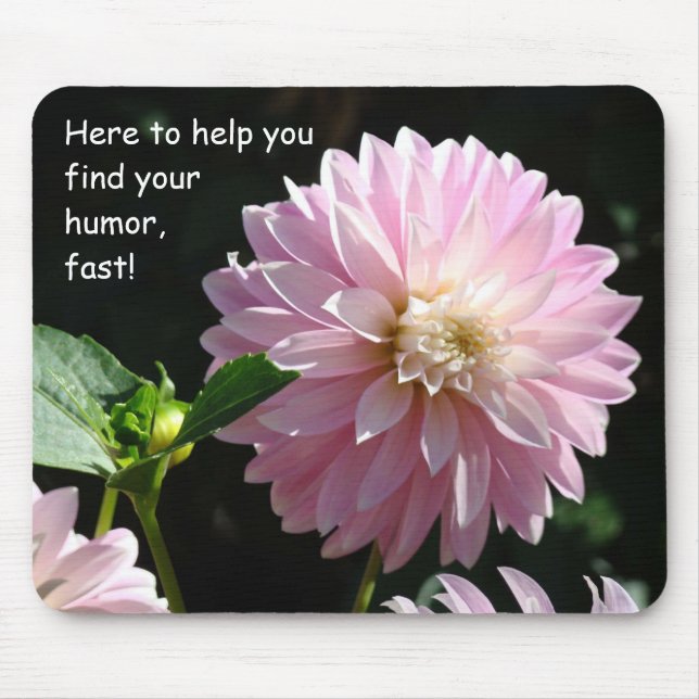 Work mousepad Here to help you find your humor (Front)