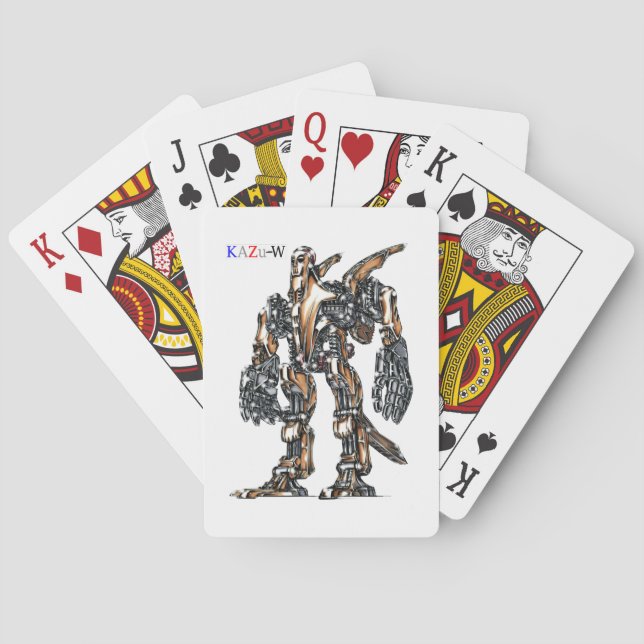 Work Number 00006: 'Mysterious Ritual Apparatus' Poker Cards (Back)