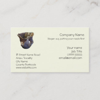 Work of a Potter - metallic glaze pot Business Card