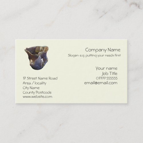 Generic business card template