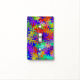 Work of art light switch cover