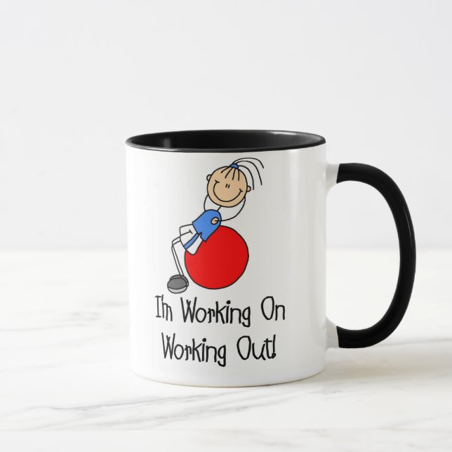 Work On Working Out Mug (Right)