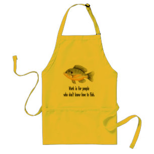 Work or Fish Adult Apron