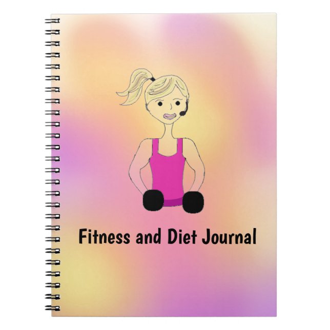 Work Out Fitness and Diet Journal (Front)