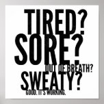 Work out Inspiration Poster<br><div class="desc">Work out,  exercise,  get hyped</div>