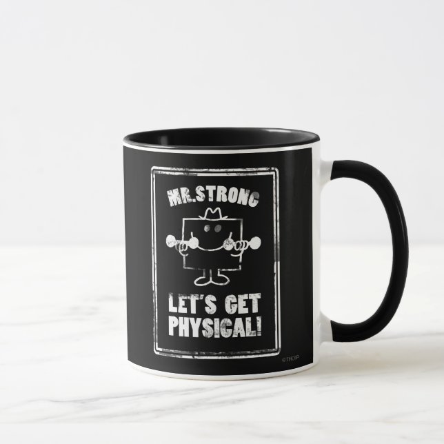 Work Out With Mr. Strong Mug (Right)