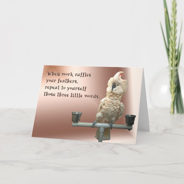 Work Ruffle Card (Front)