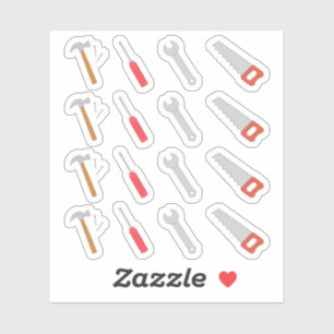 Work Tools Construction Maintenance Improvement Sticker