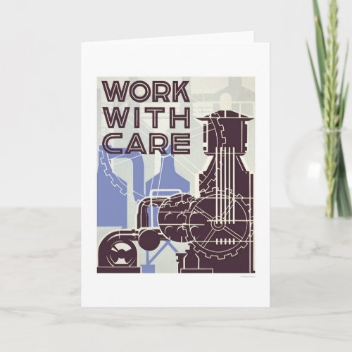 Work With Care 1937 WPA