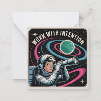 Work With Intention Note Card
