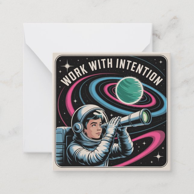 Work With Intention Note Card (Front)