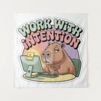 Work With Intention Tapestry