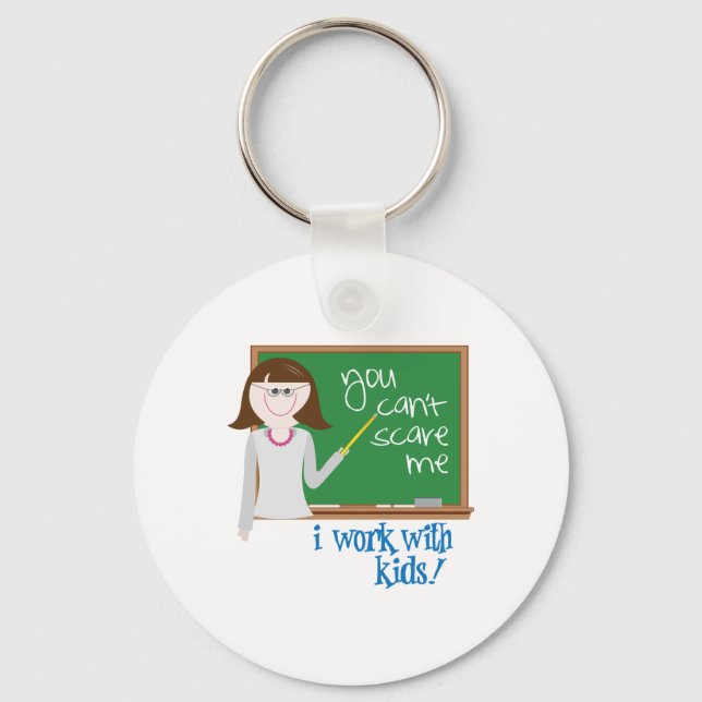 Work With Kids Keychain (Front)