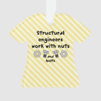 Work With Nuts Ceramic Ornament