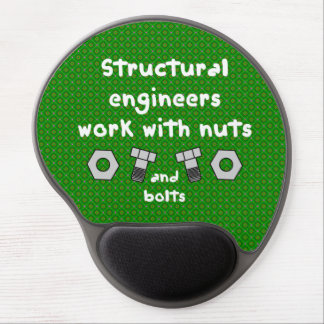 Work With Nuts Gel Mouse Pad