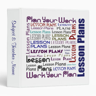 Work Your Plan Binder