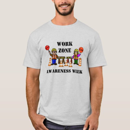 Work Zone Awareness Traffic Controllers T_Shirt