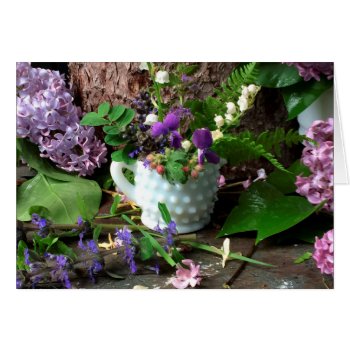 Workbench Bouquet Violets ©dianeheller2017 by logodiane at Zazzle