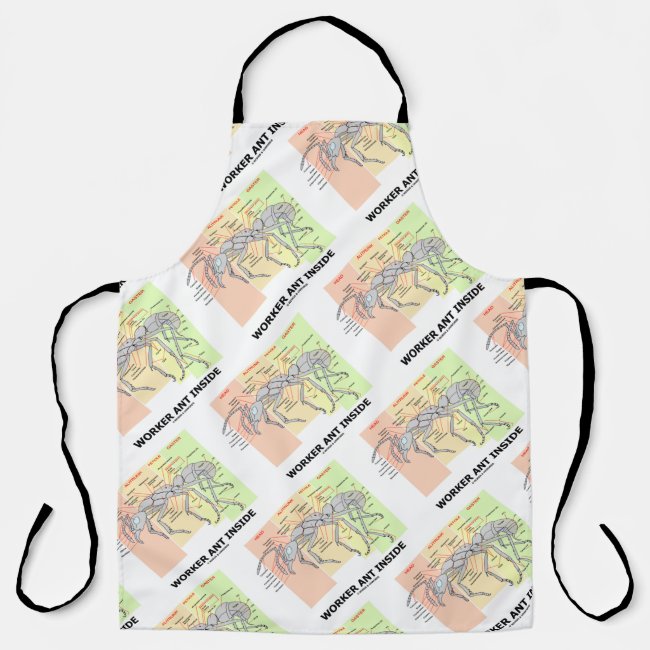 Worker Ant Inside Anatomical Humor Apron