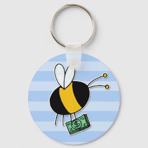 worker bee - banker keychain