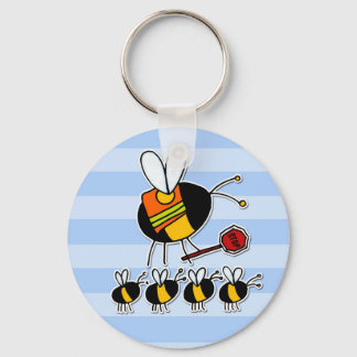 worker bee - crossing guard keychain