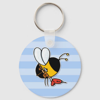 worker bee - handyman keychain